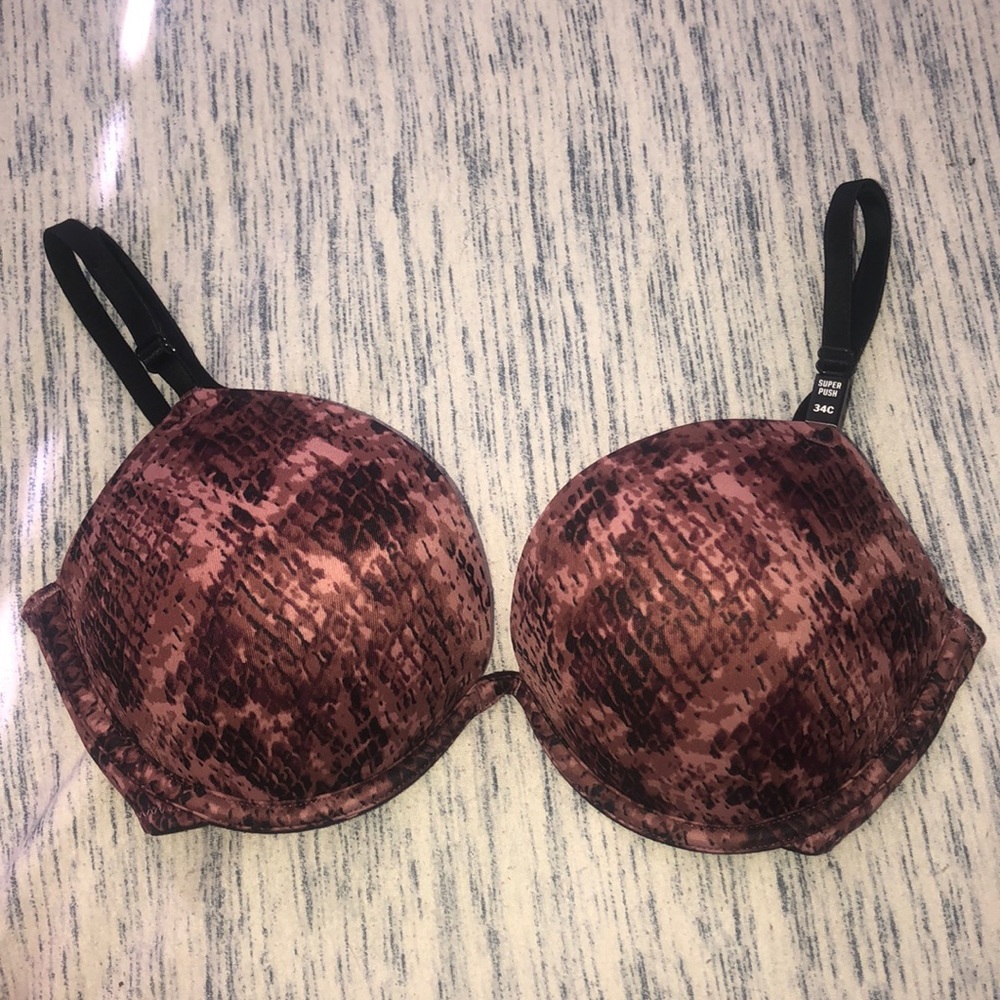 Pink Victoria Secret Push Up Bra
